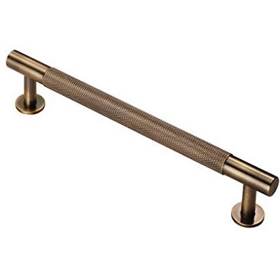 Carlisle Brass Knurled Pull Handle – 160mm Antique Brass Cupboard & Drawer Handle Antique Brass Carlisle Brass Knurled Pull Handle – 160mm Antique Brass Cupboard & Drawer Handle Antique Brass