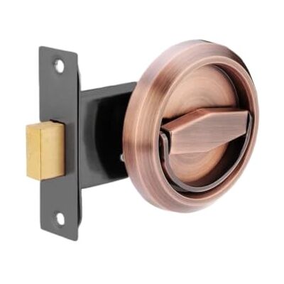 AYWTIUN Round Recessed Door Lock Round Recessed Door Lock Stainless Steel Round Hidden Recessed Cabinet Knobs Concealed Cupboard Pulls(Red-Single-sided) AYWTIUN Round Recessed Door Lock Round Recessed Door Lock Stainless Steel Round Hidden Recessed Cabinet Knobs Concealed Cupboard Pulls(Red-Single-sided)