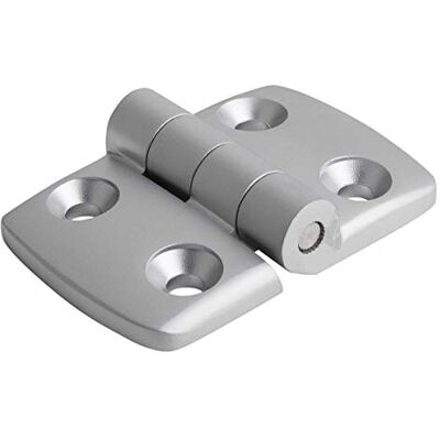 KIPP Bedienteile Normelemente K0580.352020 Scharnier K0580 Hinge, Silver, 72mm x 48mm KIPP Bedienteile Normelemente K0580.352020 Scharnier K0580 Hinge, Silver, 72mm x 48mm