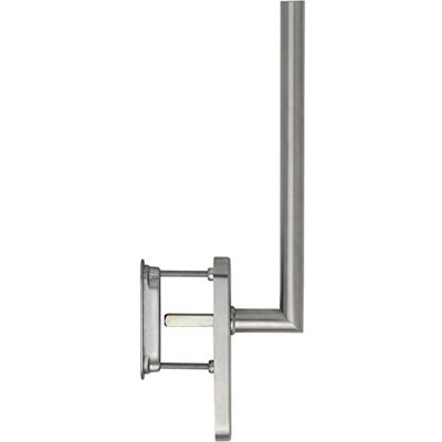 HOPPE Amsterdam Lever Lock Set with Shell Handle Unperforated Length 285 mm Matt Stainless Steel HOPPE Amsterdam Lever Lock Set with Shell Handle Unperforated Length 285 mm Matt Stainless Steel