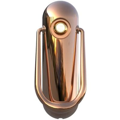 Ultion Sweet Rose Gold Two-Part Door Knocker with Spyhole Door Viewer Modern Design, Anti-Rust, Part of the Sweet Range, Matching Door Hardware Available Ultion Sweet Rose Gold Two-Part Door Knocker with Spyhole Door Viewer Modern Design, Anti-Rust, Part of the Sweet Range, Matching Door Hardware Available