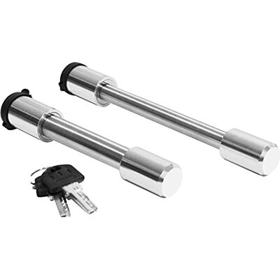 MAXXHAUL 50526 Stainless Steel Locking Hitch Pin Set for 50246 Aluminum Adjustable Ball Mount MAXXHAUL 50526 Stainless Steel Locking Hitch Pin Set for 50246 Aluminum Adjustable Ball Mount