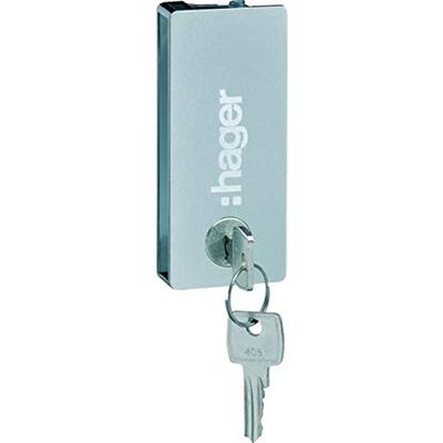 Hager Sistemas VZ310TVB Vega 1242E Key Lock with Transparent Door Knob Hager Sistemas VZ310TVB Vega 1242E Key Lock with Transparent Door Knob