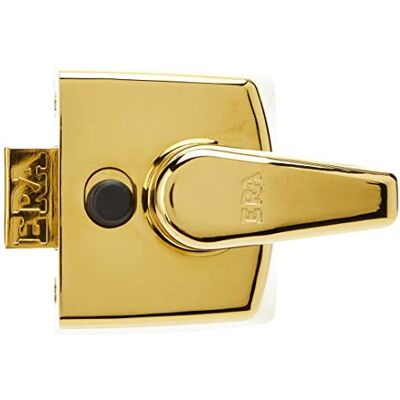ERA Replacement Nightlatch Door Lock - Polished Brass Case/Cylinder ERA Replacement Nightlatch Door Lock - Polished Brass Case/Cylinder