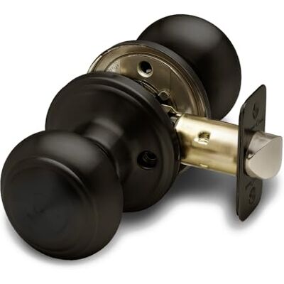 Copper Creek Tuscan Bronze Door Knobs Round Colonial Knob, 1 Pack, Interior Passage Handle Perfect for Home Improvement Fits All Standard Doors Hallway, Closet, Bedroom, Bathroom Copper Creek Tuscan Bronze Door Knobs Round Colonial Knob, 1 Pack, Interior Passage Handle Perfect for Home Improvement Fits All Standard Doors Hallway, Closet, Bedroom, Bathroom