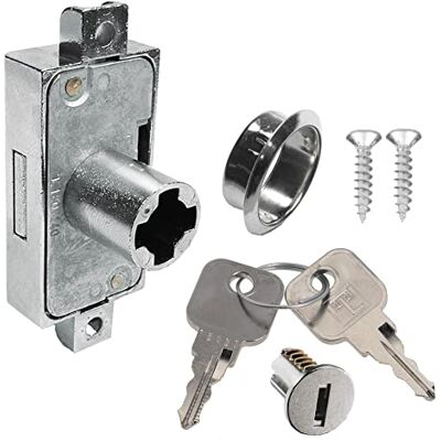 cyclingcolors Cabinet Lock with Key Furniture Wardrobe Cupboard Drawer Cabinet Door Catch, Reversible Left Right cyclingcolors Cabinet Lock with Key Furniture Wardrobe Cupboard Drawer Cabinet Door Catch, Reversible Left Right
