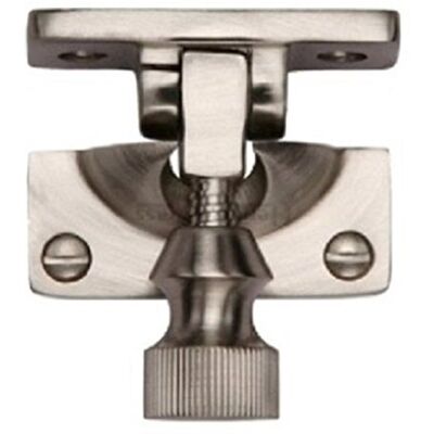 Chivrose Ltd Solid Brighton Lever Lock Sash Window Fastener Twist Catch Latch + Screws (Satin Nickel) Chivrose Ltd Solid Brighton Lever Lock Sash Window Fastener Twist Catch Latch + Screws (Satin Nickel)
