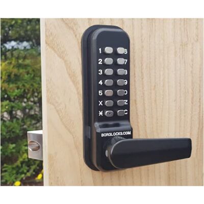 Borg Locks UK Borg Locks (BL4409 ECP) Easi-Code Pro Digital Wooden Gate Lock with Slam Latch Borg Locks UK Borg Locks (BL4409 ECP) Easi-Code Pro Digital Wooden Gate Lock with Slam Latch