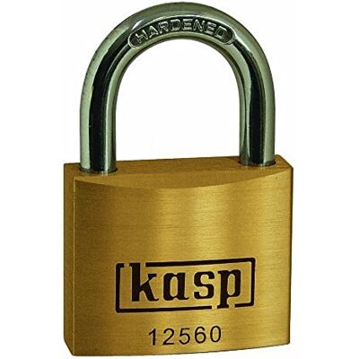 Kasp K12560D Premium Brass Padlock - 60mm - Padlock Kasp K12560D Premium Brass Padlock - 60mm - Padlock