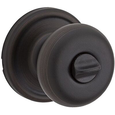 Kwikset 97300-876 Hancock Privacy Bed/Bath Knob in Venetian Bronze Kwikset 97300-876 Hancock Privacy Bed/Bath Knob in Venetian Bronze