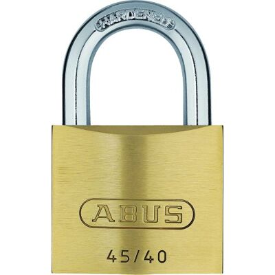 ABUS 200755 Padlock Type 45/40 Brass 5 Keys ABUS 200755 Padlock Type 45/40 Brass 5 Keys