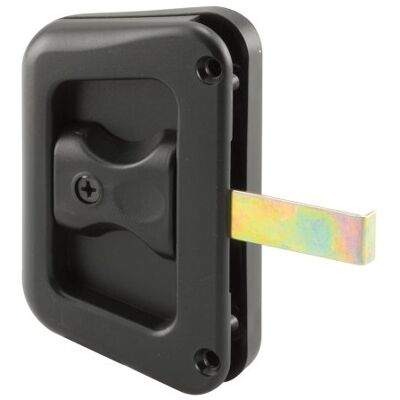 PRiME 187 Sliding Screen Door Latch and Pull, 3-13/16 in L X 2-1/2 in W, Plastic, Black PRiME 187 Sliding Screen Door Latch and Pull, 3-13/16 in L X 2-1/2 in W, Plastic, Black