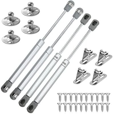 QEIHITYO MJL8302 Piston Hinges, Silver QEIHITYO MJL8302 Piston Hinges, Silver