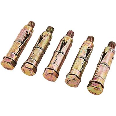Amtech 5pc M10 x 70 mm Expansion Bolts, Zinc Passivated Steel for Rust Protection, for Ladder Restraints, Barriers and Shelving Fixing Tasks. Amtech 5pc M10 x 70 mm Expansion Bolts, Zinc Passivated Steel for Rust Protection, for Ladder Restraints, Barriers and Shelving Fixing Tasks.