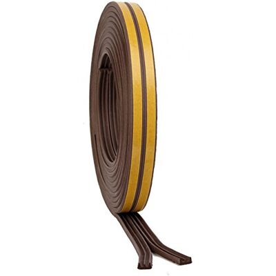 STORMGUARD EPDM Rubber E Profile Weatherstrip Seal Brown 20 metres STORMGUARD EPDM Rubber E Profile Weatherstrip Seal Brown 20 metres