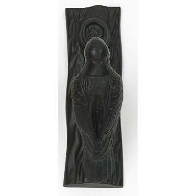 Black Country Metal Works Ltd Brass Woodpecker Door Knocker in Black Black Country Metal Works Ltd Brass Woodpecker Door Knocker in Black
