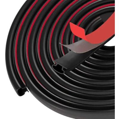 ZhenSFlourish Weather Stripping Door Seal Strip, 5m(L) x 10mm(W) x 6mm(D), Window Door Sealing Strip, Soundproofing Rubber Seal Strip, Self-Adhesive Rubber Draft Excluder, Suitable for 3.5-5.5 mm Gap, Black ZhenSFlourish Weather Stripping Door Seal Strip, 5m(L) x 10mm(W) x 6mm(D), Window Door Sealing Strip, Soundproofing Rubber Seal Strip, Self-Adhesive Rubber Draft Excluder, Suitable for 3.5-5.5 mm Gap, Black