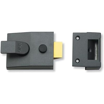 Yale P-89KC-DMG-60 Deadlocking Nightlatch Case Only 60mm Dark Metallic Finish High Security Yale P-89KC-DMG-60 Deadlocking Nightlatch Case Only 60mm Dark Metallic Finish High Security