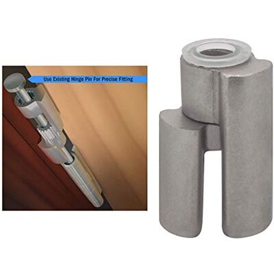 NUK3Y PRODUCTS K3 Nuk3y Door Saver 3 III Hinge Pin Stop for Residential Doors Fits All 3 to 4-1/2 Hinges, Satin Nickel by Nuk3y NUK3Y PRODUCTS K3 Nuk3y Door Saver 3 III Hinge Pin Stop for Residential Doors Fits All 3 to 4-1/2 Hinges, Satin Nickel by Nuk3y