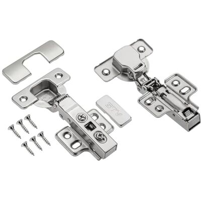 GTV HD-Hinge ECHC-N Hydraulic Corner Stop Pot Hinges Set of 4 GTV HD-Hinge ECHC-N Hydraulic Corner Stop Pot Hinges Set of 4
