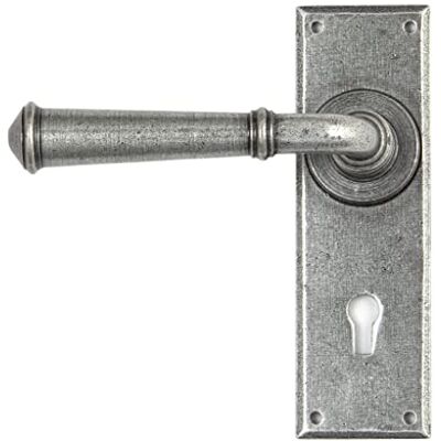 From the Anvil Pewter Regency Lever Lock Set From the Anvil Pewter Regency Lever Lock Set