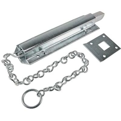 TIMCO Spring Chain Bolt Zinc (Size 18" 1 Each) TIMCO Spring Chain Bolt Zinc (Size 18" 1 Each)