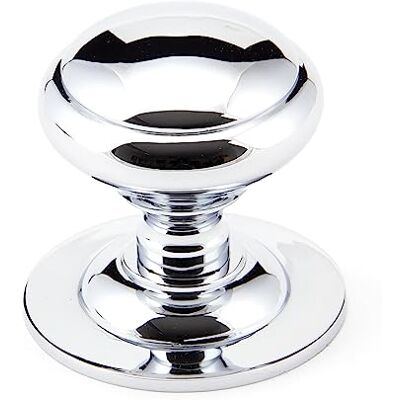 From the Anvil Polished Chrome Round Centre Door Knob From the Anvil Polished Chrome Round Centre Door Knob