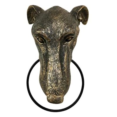 Limtula Decorative Door Hardware with Animal Head and Knocker Loop, A Movable Circular Pull Handle, Manual Knocking Action, Distinctive Door Detail for Wood and Metal Entry Doors Limtula Decorative Door Hardware with Animal Head and Knocker Loop, A Movable Circular Pull Handle, Manual Knocking Action, Distinctive Door Detail for Wood and Metal Entry Doors
