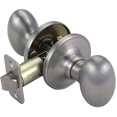 Design House 750489 Egg Passage Hall and Closet Door Knob, Satin Nickel, 2.63x 2.63 Design House 750489 Egg Passage Hall and Closet Door Knob, Satin Nickel, 2.63x 2.63