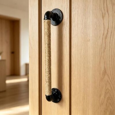 Yopappol 1 Pack Barn Door Handles, Patio Gate Handle, Wooden Door Pulls The Handle Set Includes Fixing Screws For Easy Installation, Eco-friendly Materials(32cm(12.60 in)) Yopappol 1 Pack Barn Door Handles, Patio Gate Handle, Wooden Door Pulls The Handle Set Includes Fixing Screws For Easy Installation, Eco-friendly Materials(32cm(12.60 in))