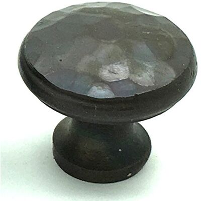 G Decor Hand Forged Hammered Beaten 30mm Cupboard Door Knob G Decor Hand Forged Hammered Beaten 30mm Cupboard Door Knob