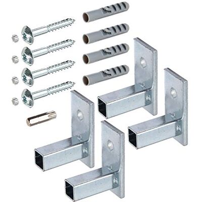 Alberts Steel Fastener Set - Blue Zinc - Fasteners for Window Grilles - Durable & Easy to Install Alberts Steel Fastener Set - Blue Zinc - Fasteners for Window Grilles - Durable & Easy to Install