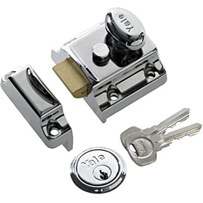Yale - B-706-CH-CH-40 - Bright Nickel - Nightlatch Yale - B-706-CH-CH-40 - Bright Nickel - Nightlatch