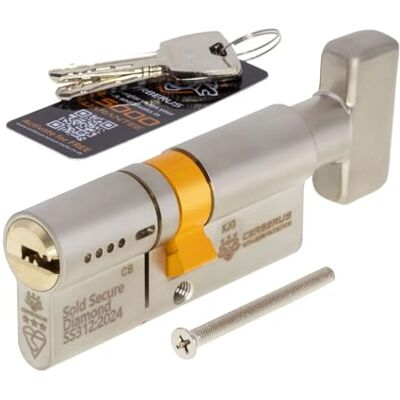 CERBERUS TS007 3-Star Thumbturn Euro Cylinder SSD Door Lock 35/35 (70mm) CERBERUS TS007 3-Star Thumbturn Euro Cylinder SSD Door Lock 35/35 (70mm)
