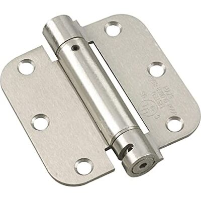 RICHELIEU Hardware 51821NBR Full Mortise Adjustable Spring Door Hinge, Cabinet Hinge Brushed Nickel Finish RICHELIEU Hardware 51821NBR Full Mortise Adjustable Spring Door Hinge, Cabinet Hinge Brushed Nickel Finish