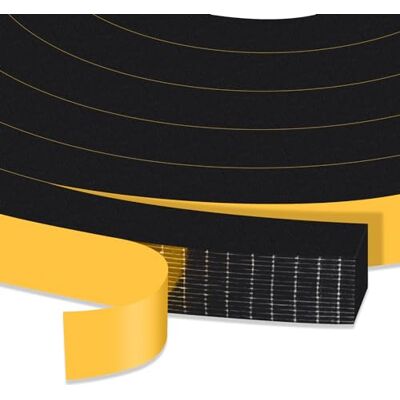 YIMIKI Square Draught Excluder for Doors & Large Gaps, Strong Adhesive Blocks drafts, reduces noise & vibration, single-sided adhesive, easy install, removable, no residue, fits doors & windows YIMIKI Square Draught Excluder for Doors & Large Gaps, Strong Adhesive Blocks drafts, reduces noise & vibration, single-sided adhesive, easy install, removable, no residue, fits doors & windows