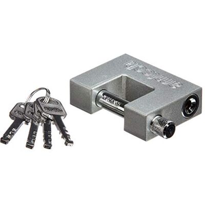 Amtech 70mm Steel Shutter Padlock, Powder Coated Body with 12mm Rotating Shackle and Brass Barrel, for Gates, Shutters and Warehouses. Amtech 70mm Steel Shutter Padlock, Powder Coated Body with 12mm Rotating Shackle and Brass Barrel, for Gates, Shutters and Warehouses.