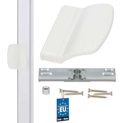 KOTARBAU 5907465905077 Balcony Door Catch White KOTARBAU 5907465905077 Balcony Door Catch White