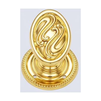 Morris & Mackintosh Pair of Double Wave Polished Brass Door Knobs/Home Morris & Mackintosh Pair of Double Wave Polished Brass Door Knobs/Home