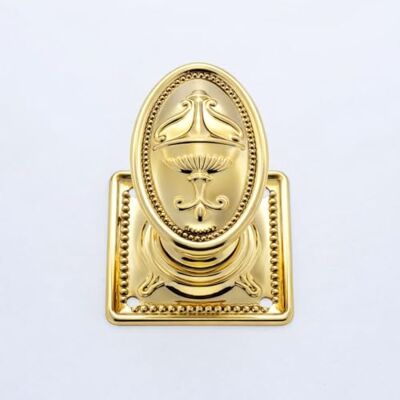 Morris & Mackintosh Pair of Cup Polished Brass Door Knobs/Home Morris & Mackintosh Pair of Cup Polished Brass Door Knobs/Home