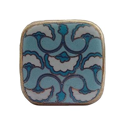 Catchii Cabinet knob Blue Tile Catchii Cabinet knob Blue Tile