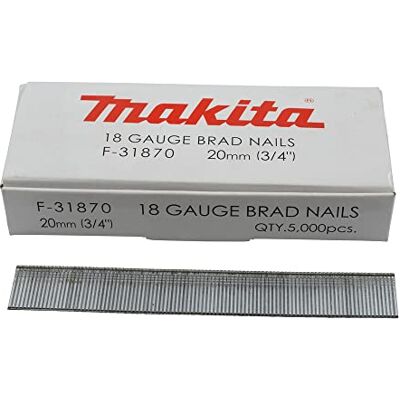 Makita Model AF505N, AF550H, DBN500 Nails - 20mm Galvanized - 5000 pcs Makita Model AF505N, AF550H, DBN500 Nails - 20mm Galvanized - 5000 pcs