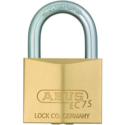 ABUS Brass Padlock EC70 with with Reversible Key Technology, Ideal for School, Gym, Outdoor, Lock Body Width 40 mm, Brass ABUS Brass Padlock EC70 with with Reversible Key Technology, Ideal for School, Gym, Outdoor, Lock Body Width 40 mm, Brass