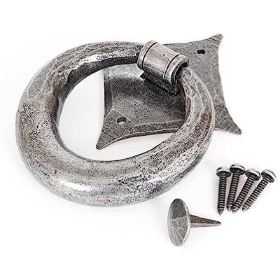 From the Anvil Pewter Ring Door Knocker From the Anvil Pewter Ring Door Knocker