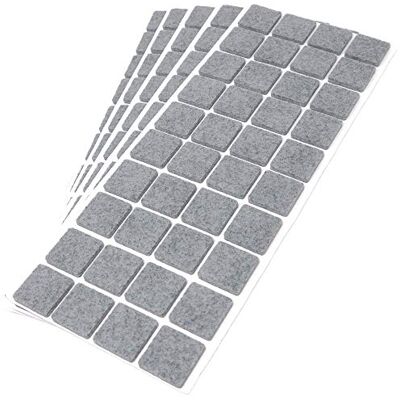 Adsamm 25x25mm Gray Self-Adhesive Felt Pads - Furniture Protection Adsamm 25x25mm Gray Self-Adhesive Felt Pads - Furniture Protection