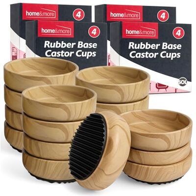 SOL 16pk Rubber Castor Cups Non-Slip Furniture Floor Protectors, Chairs Reduces marks and pressure points, for chair, sofa and table legs, protects wood floors and carpets SOL 16pk Rubber Castor Cups Non-Slip Furniture Floor Protectors, Chairs Reduces marks and pressure points, for chair, sofa and table legs, protects wood floors and carpets