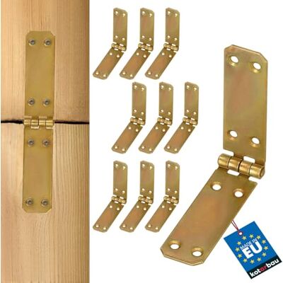 KOTARBAU Box Hinge 150 x 25 mm Pack of 10 Rolled Table Hinges Furniture Hinges Galvanised Door Hinge Box Hinge Cabinet Hinges KOTARBAU Box Hinge 150 x 25 mm Pack of 10 Rolled Table Hinges Furniture Hinges Galvanised Door Hinge Box Hinge Cabinet Hinges