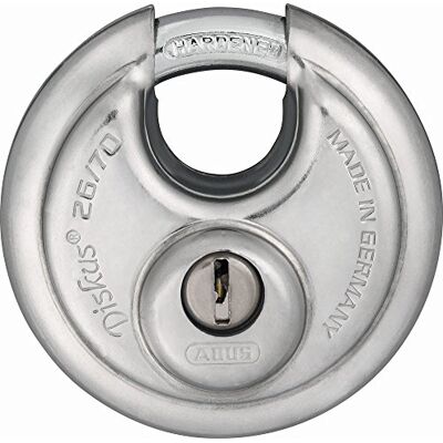 ABUS 82337 26WY/70 m 4 Keys Disc Padlock ABUS 82337 26WY/70 m 4 Keys Disc Padlock