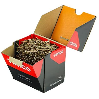 Timco - Solo - 4.0 x 40mm - Gold - Screws Timco - Solo - 4.0 x 40mm - Gold - Screws