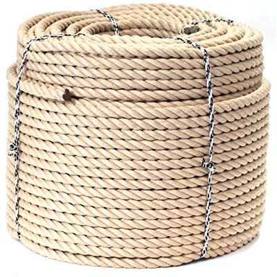 EVERLASTO 32mm Synthetic Polyhemp/Hempex Decking Rope Various Lengths (32MM x 30M) EVERLASTO 32mm Synthetic Polyhemp/Hempex Decking Rope Various Lengths (32MM x 30M)